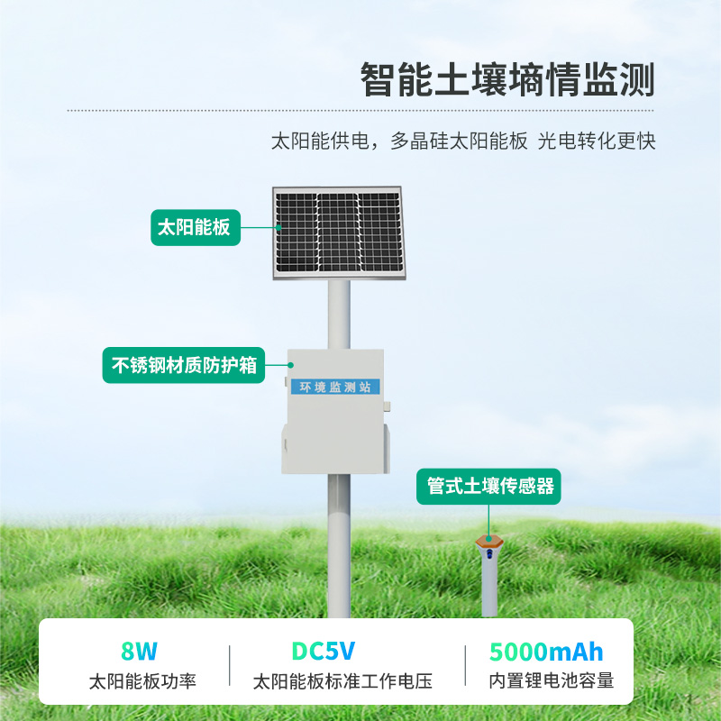 管式土壤墑情監測站系統，科技力量監測土壤健康程度！