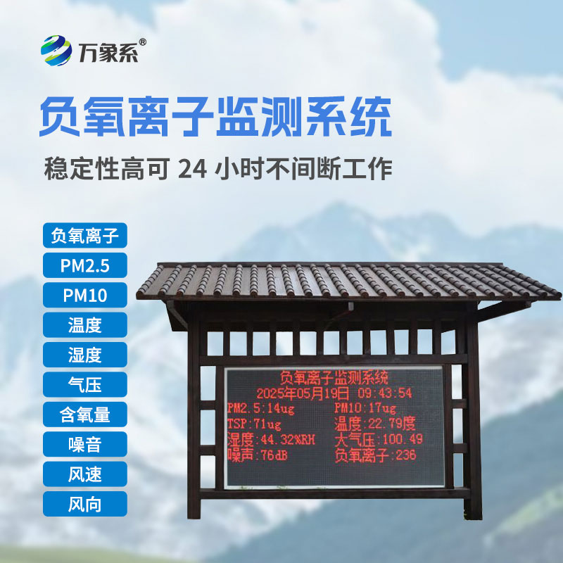 智捕負氧離子：全自動(dòng)負氧離子在線(xiàn)監測系統守護清新環(huán)境